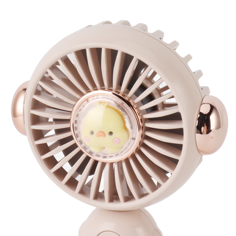 Foldable Mini Fan Cute Lightweight 900mAh Adjustable Low Noise Handheld