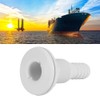 Klanata 3/4 Plastic Marine Thru Hull Fitting, Boat Drain Outlet