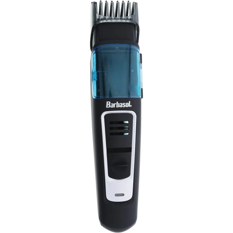 Barbasol Cordless Vacuum Beard Trimmer 10 Adjustable Guide Settings New