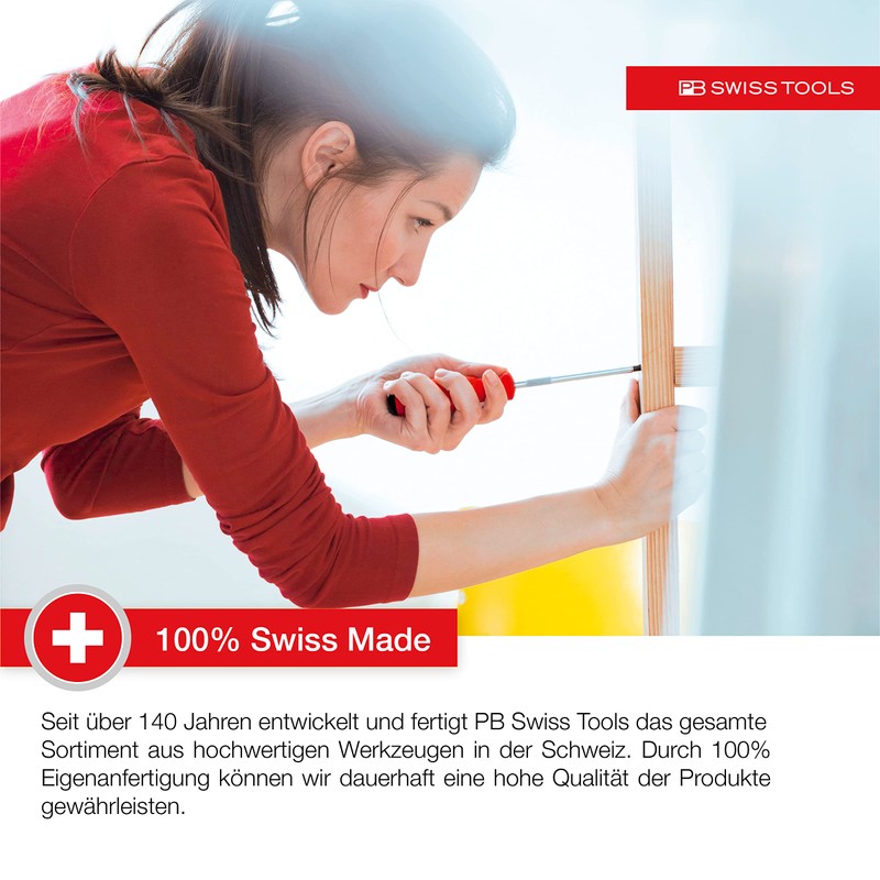 PB Swiss Tools SCHLITZ/PHILLIPS/TORX/HEXAGONAL Computer Screwdriver Set Electrician PB 8220,