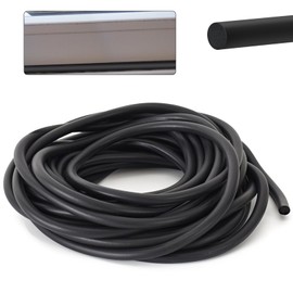 5 Metre Joint Sealing Cord, Diameter 4 mm Seal Foam Round Cord, EPDM Round Sealing Cord for Joints, Black Joint Sealing Cord, Joint Filling Profile for Seam Sealing Doors and Windows, Walls and