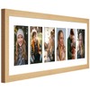 KSROECUD 8x26 Collage frame with 6 Openings 4X6 Pictures, Multiple