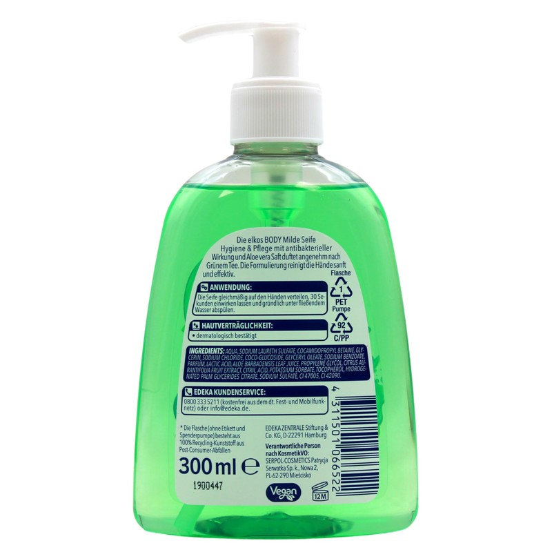 Elkos Body Hygiene + Care Mild Soap Pack of 8