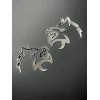 Emblem Badge Mirror Wolf Badges Emblem Car/Truck, (2) BADGES, Fender