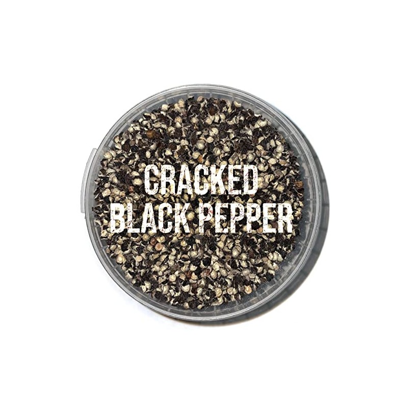 Cracked Black Pepper - 400g (Shaker Jar)