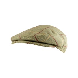 JACK PYKE Wool Blend Flat Cap Tweed 59cm