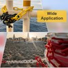 sourcing map Plastic Chain Links, 1.4-Inch 10 Foot Plastic Barrier