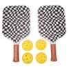Pickleball Rackets Set Honeycomb Core Glass Fiber Pickleball Paddles Sports