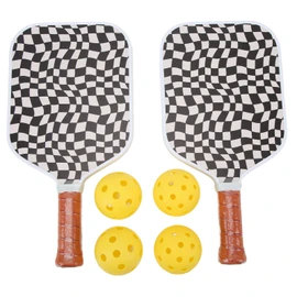 Pickleball Rackets Set Honeycomb Core Glass Fiber Pickleball Paddles Sports Equipment