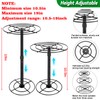VICAMB 1 Pack 10.5-19in Adjustable Plant Risers for Inside Pots,Iron