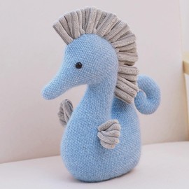 Xshelley Seahorse stuffed Animal PlushToys Seahorse Dolls furniture Decorations,Realistic seahorse Plush pillow Kids birthday present (30 cm)