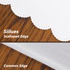 Siilues Football Tablecloth Rectangle 60X104 Inch, Washable Green Grass Touch