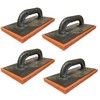 4 x Orange Rubber Coarse Sponge Float 280 x 140