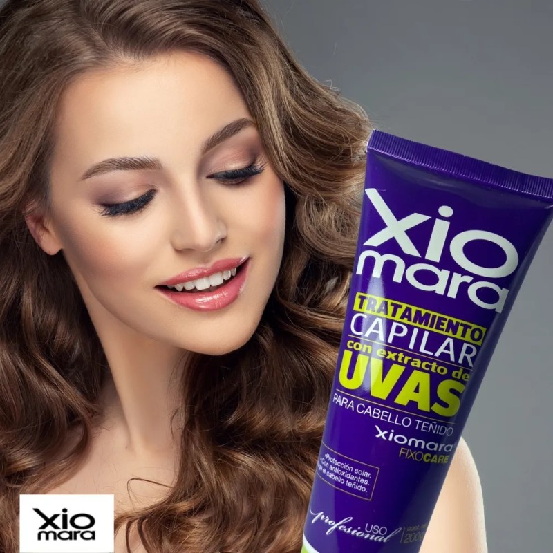 Tratamiento Uvas Para Cabello Teñido Y Procesado 200grs