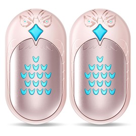 Hand Warmers Rechargeable, 2 Pack 6000mAh Electric Portable Heater, 20 Hrs Long Heating Hot Pockets Hand Warmer, Hunting Gear, Gifts for Women, Men, Raynauds, Camping, Golf, Outdoors (Pink Pro)