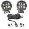 Rough Country RC Dual 3.5" Round LED Lights with Amber