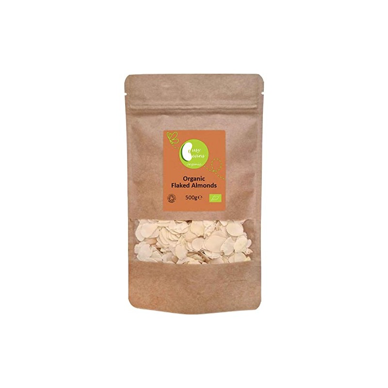 Organic Flaked Almonds - Certified Organic - by Busy Beans