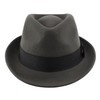 Decentron Men's Wool Felt Winter Hat Short Brim Fedora Hat