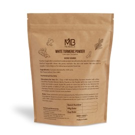 MB Herbals White Turmeric Powder 277 g Poolankilangu Kachur Sugandhi EXTERNAL USE ONLY