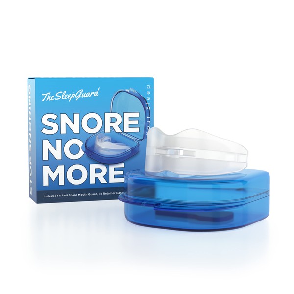 TheSleepGuard | Stop Snoring Solution Mouth Guard x1 | Sleep Aid and Snore Stopper | Best Anti Snoring Device, Mouthpiece & Gum Shield | Anti Snore Relief | Restful Sleep at Night for Men and Women