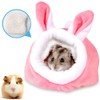 Bhina 2 Pieces Small Animal Bed Hamster, Animal Hamster Bed,