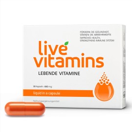 Live Vitamins - The Only "Living Vitamins". Bioactive Substances + Valuable Absorption = Immediate Effect. Laboratory Tested (Pack of 1)