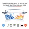 HUSANMP Round Tempered Glass Casserole Dish with Lid, Glass Casserole