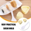 6 Pcs 2 Size Onigiri Rice Ball Maker Molds Non-Stick