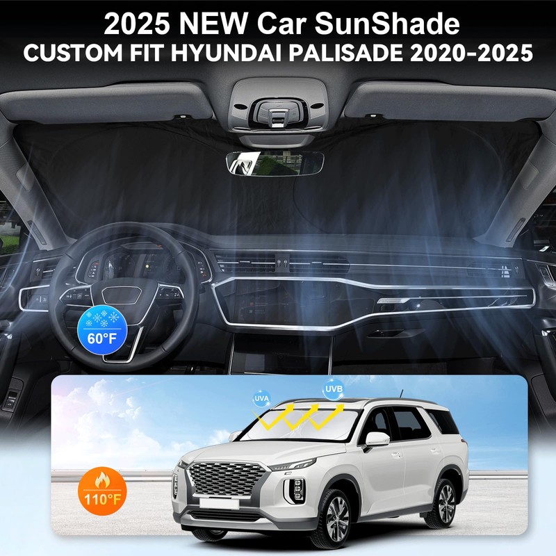 Sunshade for Hyundai Palisade 2020 2021 2022 2023 2024 2025