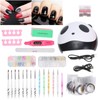 12Pcs Nail Art Kit Rhinestones Dotting Pen Nail Drill Pen
