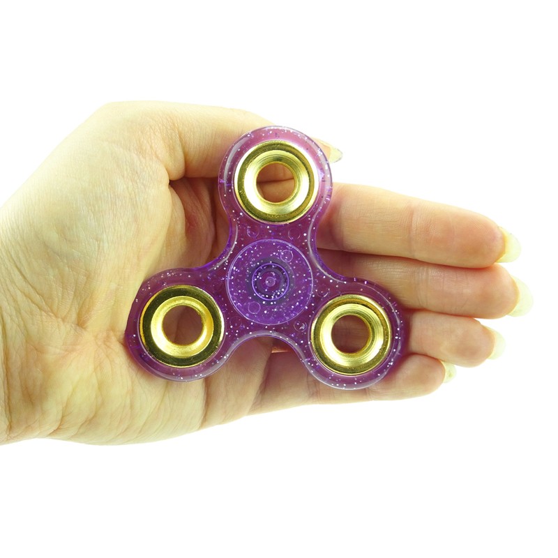 Toyland® Glitter Hand Spinner - Stress and Anxiety Relief -
