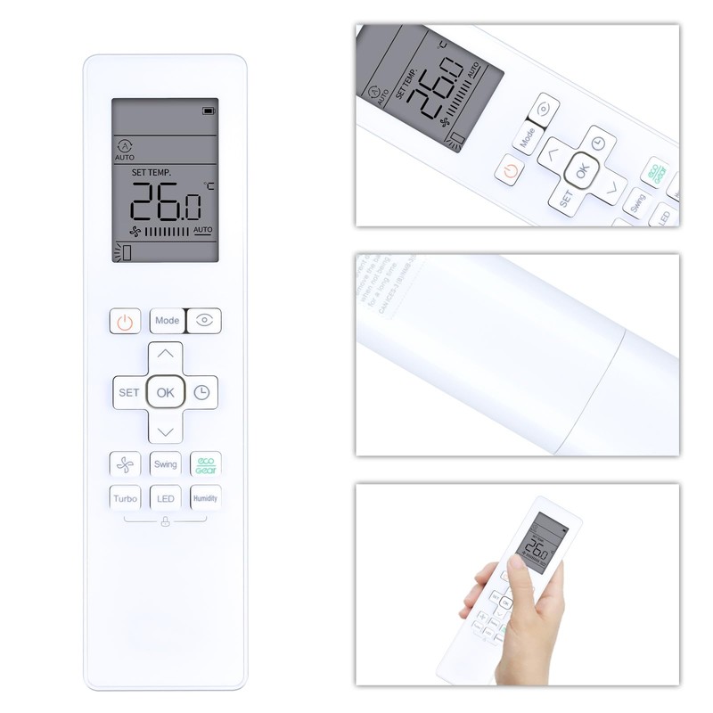 Replacement Remote Control fit for Senville LETO Series Air Conditioner