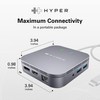 HyperDrive Dual Monitor Thunderbolt Docking Station - Portable Thunderbolt 3