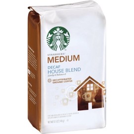 Starbucks Decaf House Blend Ground Coffee, 12 Ounce (Pack of 3)