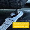 Amooca Headrest Hooks for Car Adjustable 4 Pack Vehicle Seat