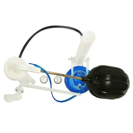 Fleximatic 2724 Juego de Herrajes Zero Fugas con Flexi-Sapo y Válvula, 8.5", para descarga de 2"