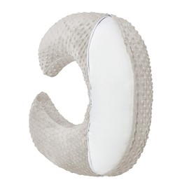 Upgraded Large Baby Nursing Pillow and Body Positioner with Premium Slipcover for Breastfeeding for Baby Boys and Girls, Feeding Pillow with Breathable Comfortable Pillowcase (Sand)