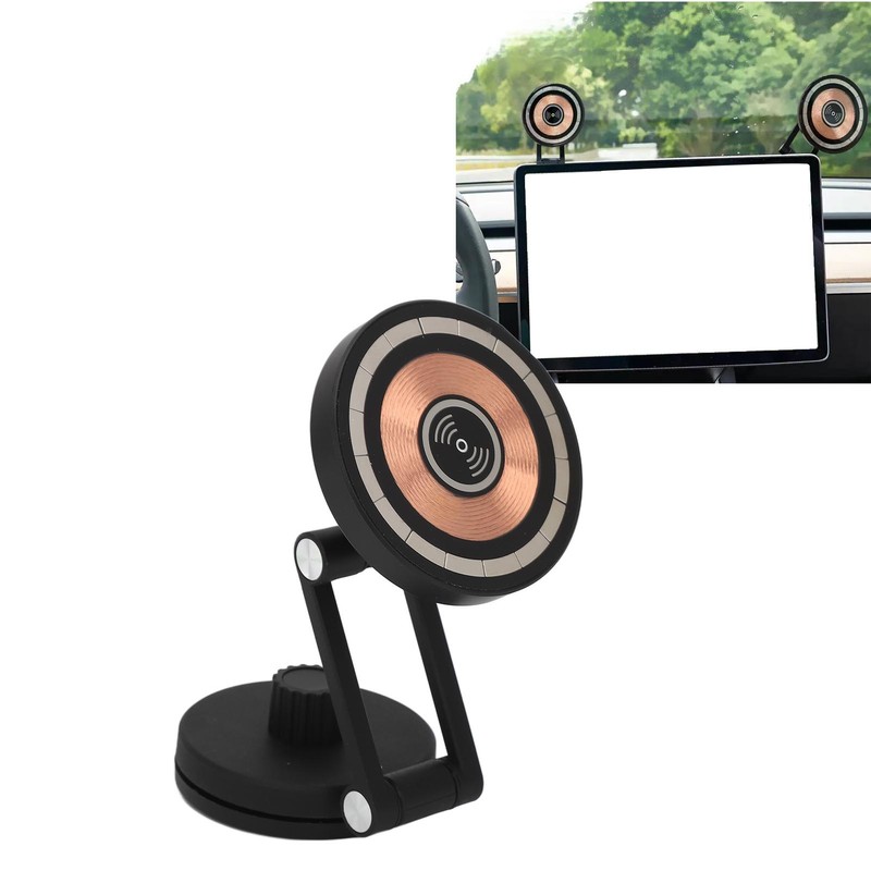 Magnetic Phone Holder Mount Strong Adsorption Wireless Charging Car Magnetic