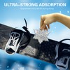 YEESOOM Snowboard Stomp Pad, Snowflake Stomp Pad Snowboarding Clear, 3D