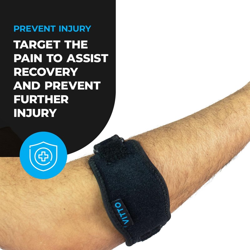 VITTO Elbow Support for Men, Women - Tennis Elbow Support