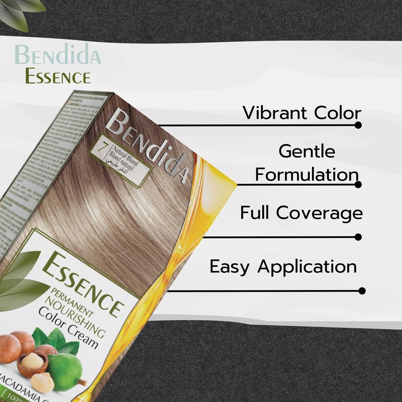 Bendida Permanent Hair Colour 120 ml with Macadamia Oil and