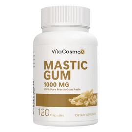 VitaCosmoX Mastic Gum 1000mg 120 Capsules | Non-GMO & Gluten Free