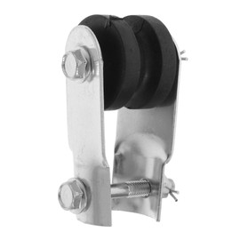 Operitacx Großer Stangenfixierclip deckenventilator Lampenmontage Zubehör Vintage Radrolle für Pendelleuchte Industrie Licht Zubehör Swag-Lampe vertikale Hebevorrichtung Eisen Silver