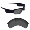 Alphax Black Chrome Polarized Replacement Lenses Compatible with Bose Tempo