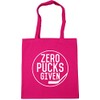 Hippowarehouse Zero pucks given hockey Tote Shopping Gym Beach Bag