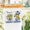 Artoid Mode Lemon Bow Flowers Chinoiserie Summer Kitchen Towels Dish