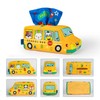 Baby Tissue Box Toy Plush Simulation Learning Finger Exercise Sensory