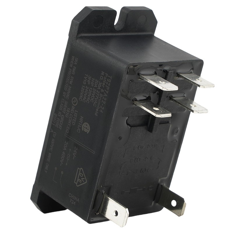 T92P7A22-24 24VAC 6-1393211-0 6Pins 30A AC Voltage DPST-NO (2 Form