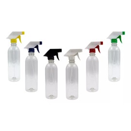 Xena 6 Botella Plastico Con Atomizador Rociador De Agua 500 Ml