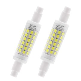 R7S LED Bulb 78mm Dimmable 6000K (Daylight White) 5W (50-Watt Equivalent) 500lm 60pcs 2835SMD AC 110V 2-Pack by Rowrun